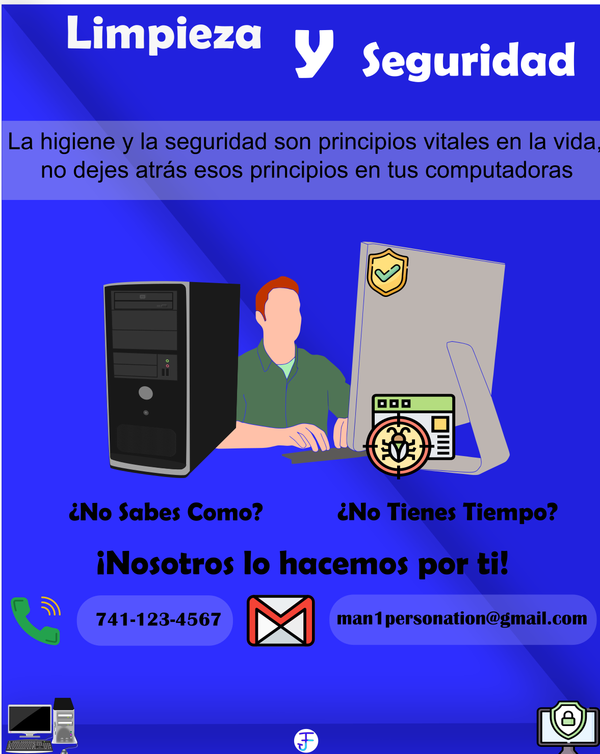 publicidad mantenimiento de computo